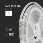 Bandă LED SMD3528 120 LEDs 3000K IP65 - Image 4