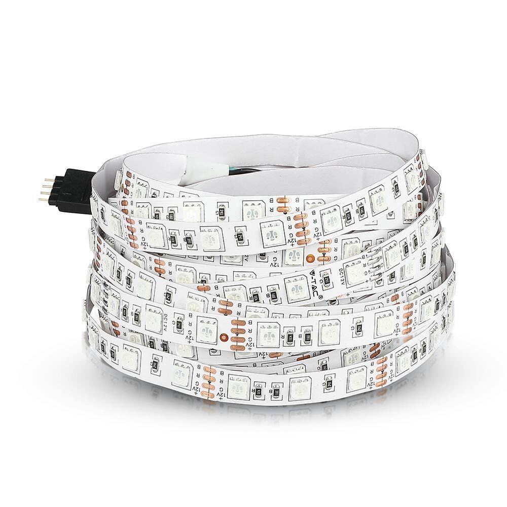 Bandă LED SMD5050 60 LEDs RGB Non-waterproof
