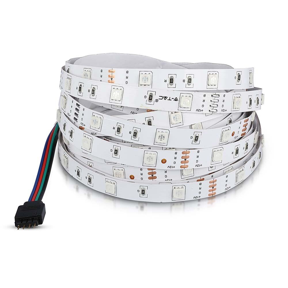 Bandă LED SMD5050 30 LEDs RGB IP20