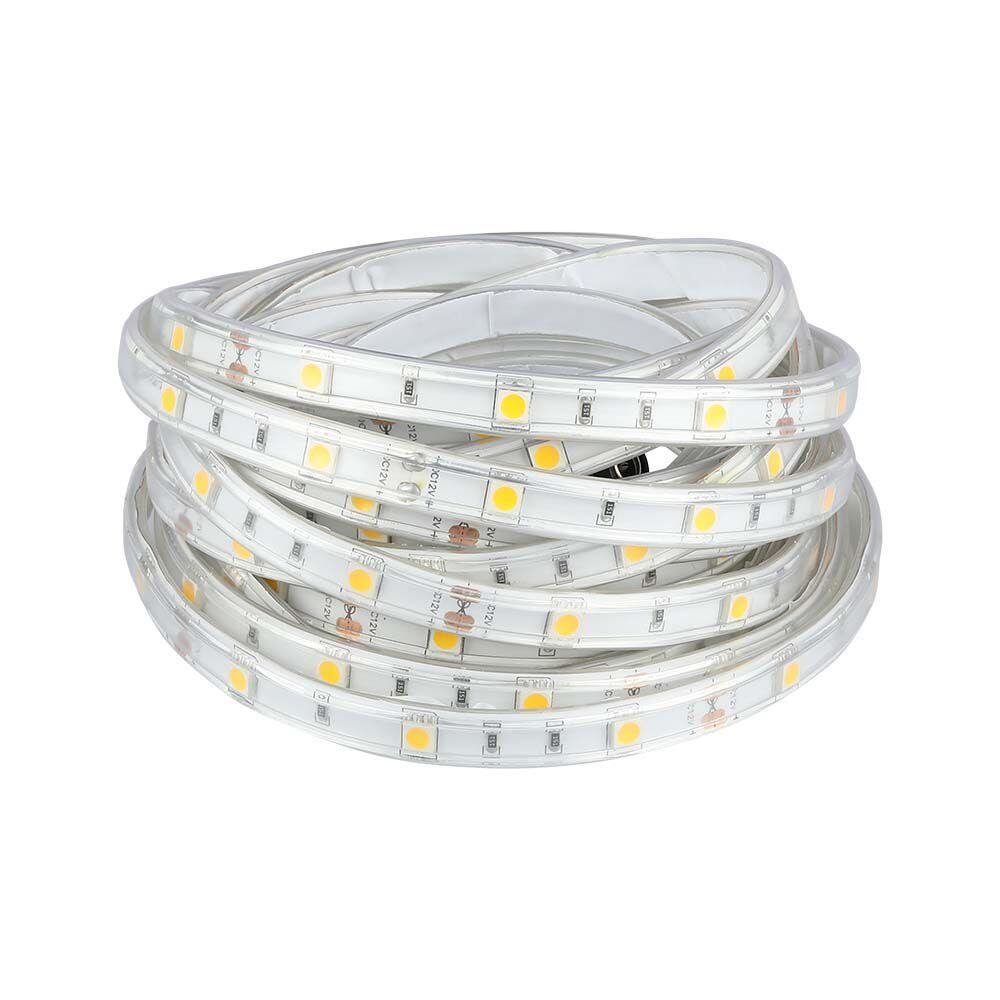 Bandă LED SMD5050 30 LEDs 3000K IP65