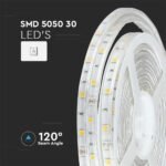 Bandă LED SMD5050 30 LEDs 3000K IP65 - Image 5