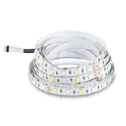 Bandă LED SMD5050 60 LEDs IP20 RGB + 6400K