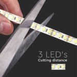 Bandă LED SMD5730 120 LEDs High Lumen 3000K IP20 20W/M - Image 4