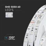 Bandă LED SMD5050 60 LEDs 24V 4000K IP20 - Image 4