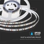 Bandă LED SMD2835 120 LEDs 24V IP20 3000K PCB dublu 10m - Image 5