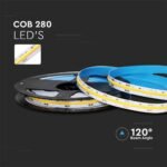 Bandă LED COB IP20 24V 4000K 280 LEDs 10W/m 5M - Image 3