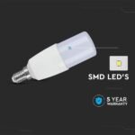 Bec LED Cip SAMSUNG 8W  E14 T37 Plastic 6500K - Image 4
