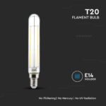 Bec LED 4W E14 T20 Filament Sticlă Clară 3000K - Image 4