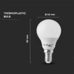 Bec LED 4.5W E14 P45 3000K 6buc/set - Image 3
