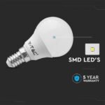 Bec LED 4.5W E14 P45 3000K 6buc/set - Image 4