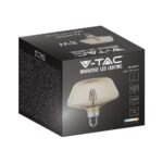 Bec LED 8W Filament E27 T180 Amber Cover 1800K - Image 3