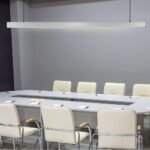 LED Lampă Lineară Cip SAMSUNG 40W Suspendată Corp Argintiu 4000K 1200x35x67mm - Image 3