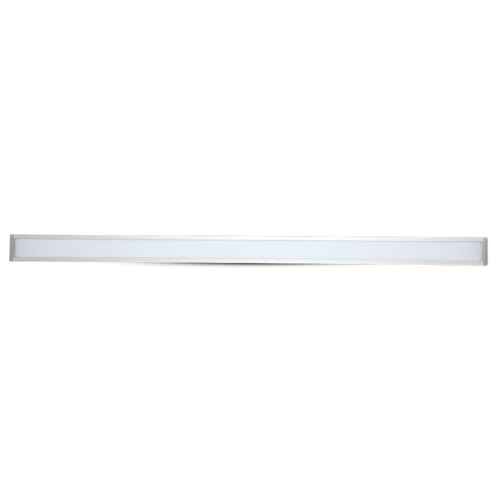 Lampă Lineară LED Cip SAMSUNG 40W Încastrat Corp Argintiu 4000K 1211x70x35mm