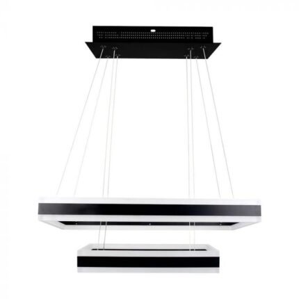 113W Soft Light Candelabru Dimabil Negru 3000K