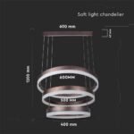 86W Soft Light Candelabru Dimabil Coffee 3000K - Image 3