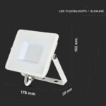 30W Proiector LED SMD Cip SAMSUNG G2 Corp Alb 4000K - Image 4