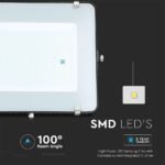 200W Proiector LED SMD Cip SAMSUNG G2 Corp Negru 6500K - Image 5