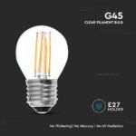 Bec LED 4W Filament E27 G45 3000K - Image 4