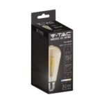 Bec LED 4W Filament E27 ST64 Amber Cover 2200K - Image 3