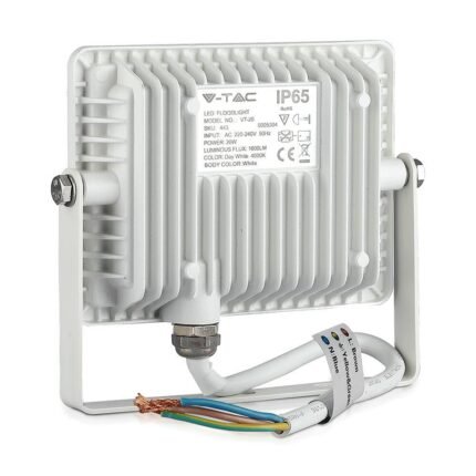 20W Proiector LED SMD Cip SAMSUNG G2 Corp Alb 3000K