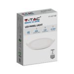 6W Mini Panel LED Rotund 3000K              - Image 3