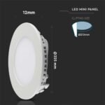 18W Panel LED Premium Downlight Rotund 6400K            - Image 5