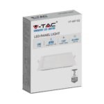 6W LED Panel Premium Downlight Pătrat 6400K           - Image 2