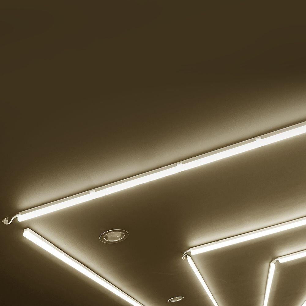 4W LED Batten Fitting Pătrat Cip SAMSUNG T5 30cm 6500K