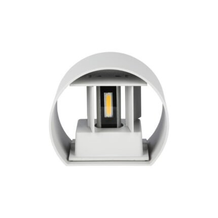 5W Lampă de Perete cu Cip Bridglux Corp Alb Rotund IP65 3000K