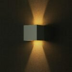 5W Lampă de Perete Cip Bridglux Corp Alb Pătrat IP65 4000K - Image 2