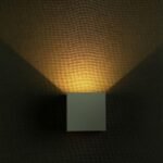 5W Lampă de Perete Cip Bridglux Corp Alb Pătrat IP65 4000K - Image 3