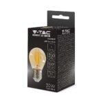 Bec LED 4W Filament E27 G45 Amber Cover 2200K - Image 2