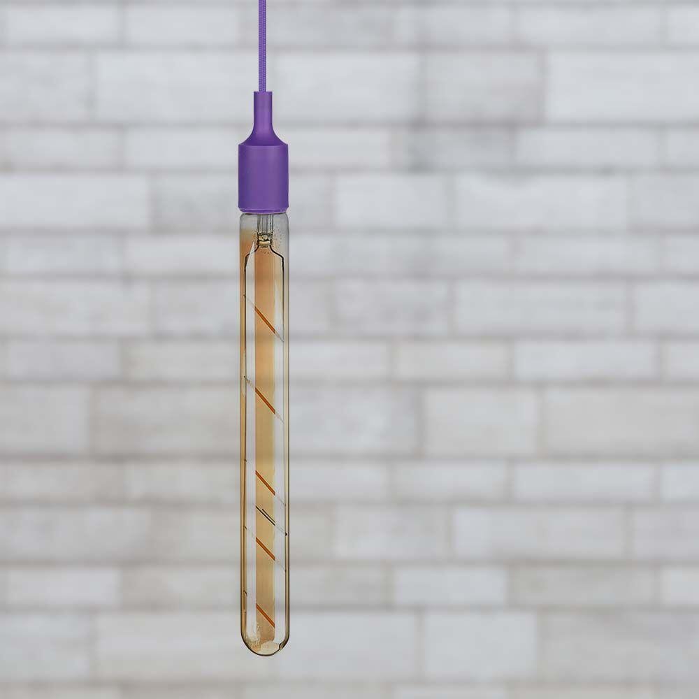 Bec LED 5W T30 E27 Filament Amber 2200K