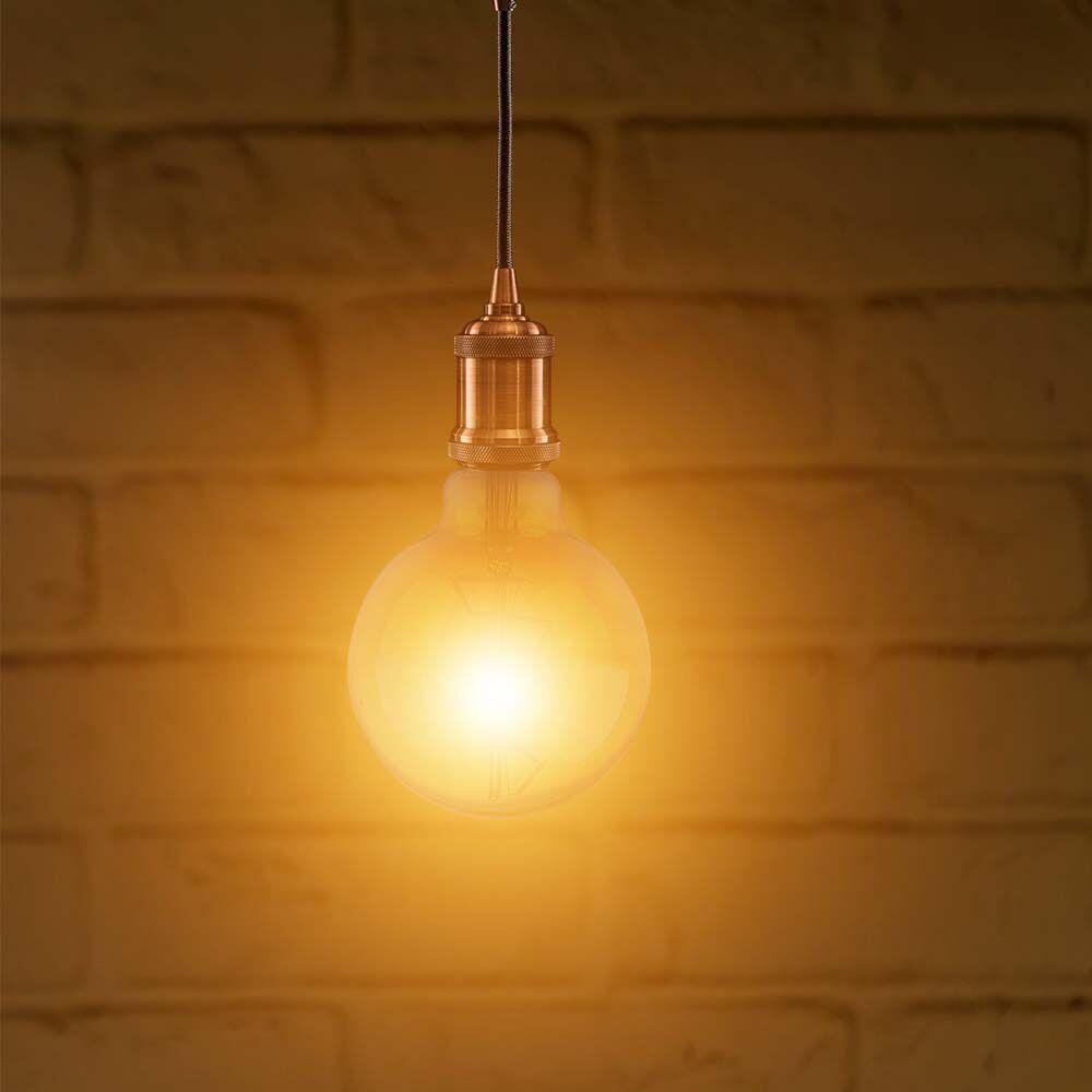 Bec LED 4W Filament  E27 G95 Amber 2200K