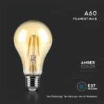 Bec LED 10W E27 Filament Chihlimbar Cover 2200K - Image 4