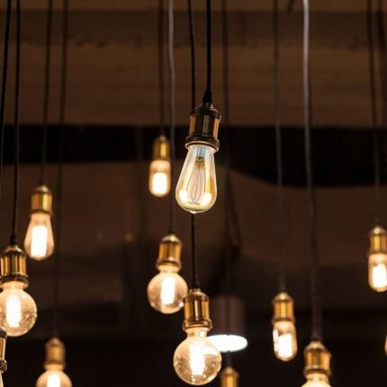 Bec LED 4.8W Filament E27 ST64 Amber Cover Lung 1800K