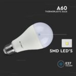 Bec LED 8.5W E27 A60 Thermoplastic 3000K 3buc/set - Image 4