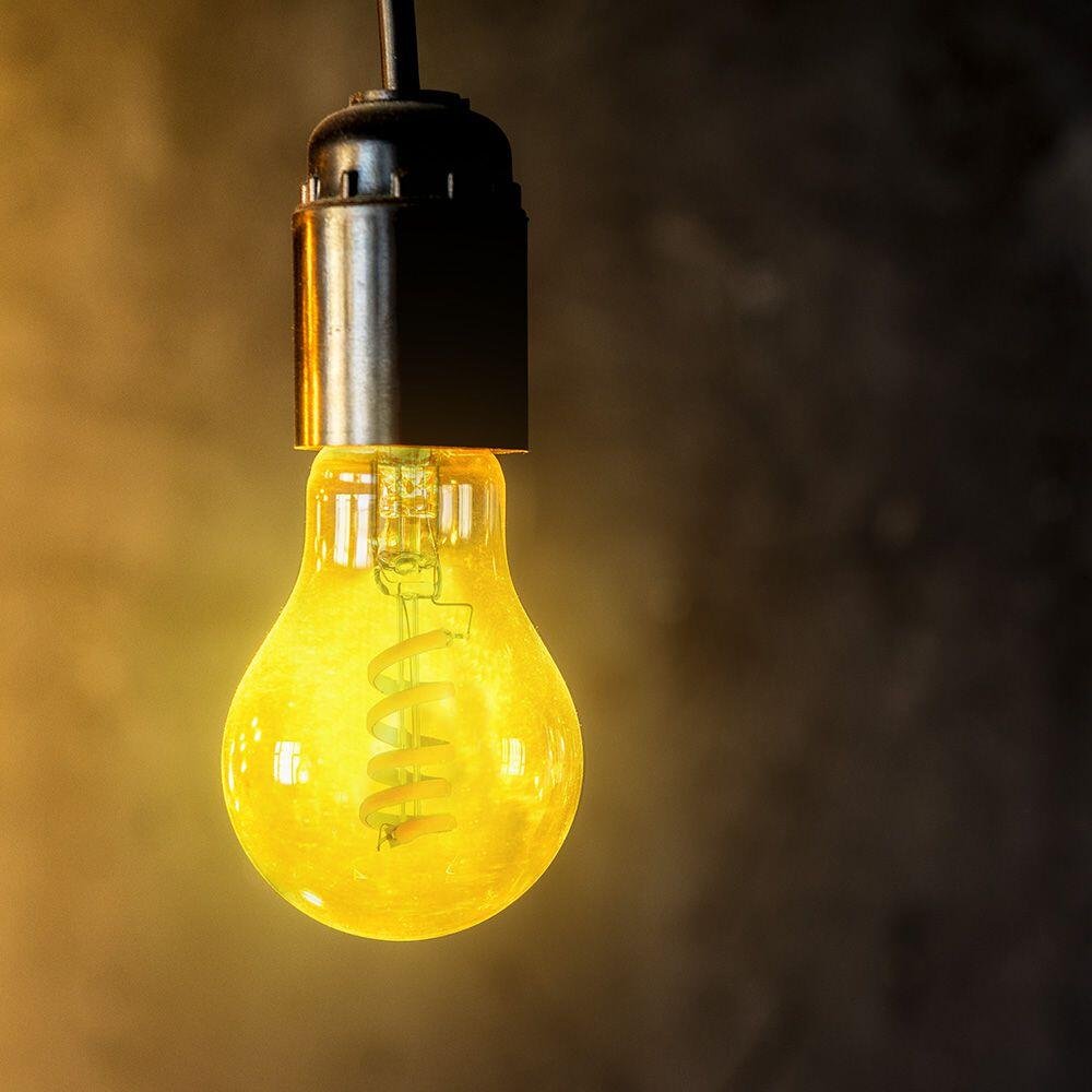 Bec LED 4W E27 Filament A60 Clar 1800K