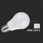 10.5W A60 Bec LED 3000K E27 Plastic - Image 5