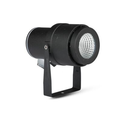 12W LED Lampă de Grădina cu Țep Corp Negru 4000K