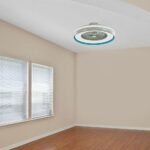 45W Lumină pentru Plafon cu Ventilator Control prin RF 3in1 Albastru - Image 2