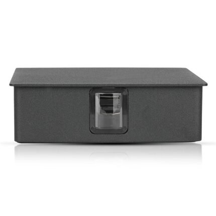 4W Lampă de Perete LED Corp Negru Pătrat 3000K IP65