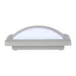 12W LED Lumină de Exterior Softlight 3000K Corp Gri IP65