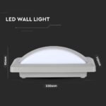 12W LED Lumină de Exterior Softlight 3000K Corp Gri IP65 - Image 4