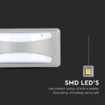 12W LED Lumină de Exterior Softlight 6500K Corp Gri IP65 - Image 4