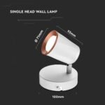 6W LED Lumină de Perete 4000K Alb - Image 2