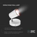 6W LED Lumină de Perete 4000K Alb - Image 3