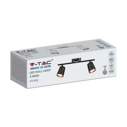 12W LED Lumină de Perete Două Capete 4000K Alb