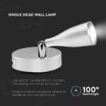 4.5W LED Lampă de Perete 4000K Alb - Image 4
