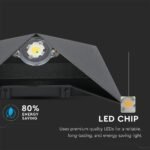 5W LED Lumină de Perete Corp Negru IP65 4000K - Image 5